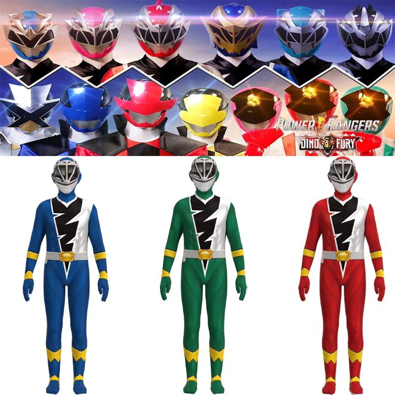 Παιδική Ολόσωμη Φόρμα Kishiryu Sentai Ryusoulger, ιδανική για πάρτι Halloween και παιχνίδι ρόλων