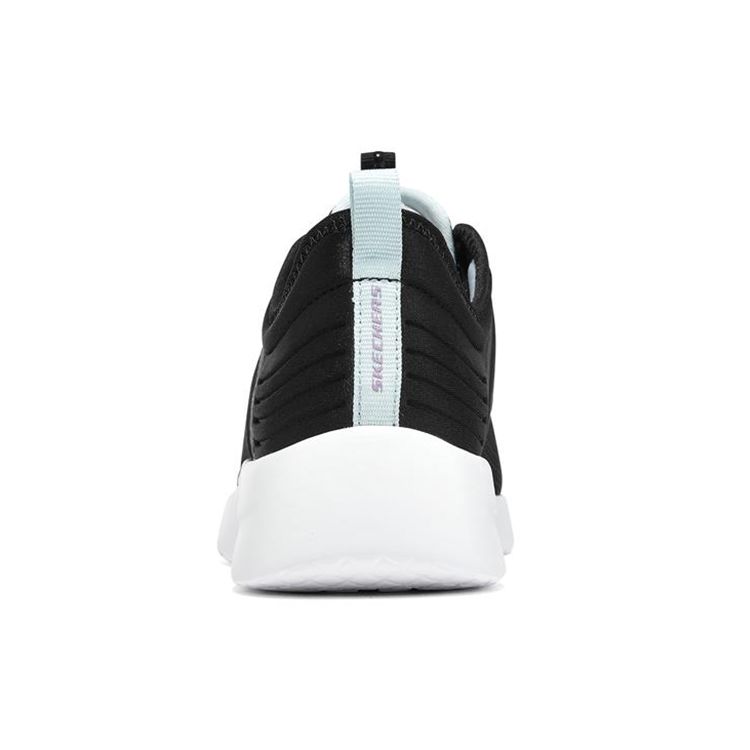 Skechers Dynamight 2.0 Cushioning Mesh Synthetic Leather Low Top Running Shoes Women Sneaker Black Green 149547-BKAQ