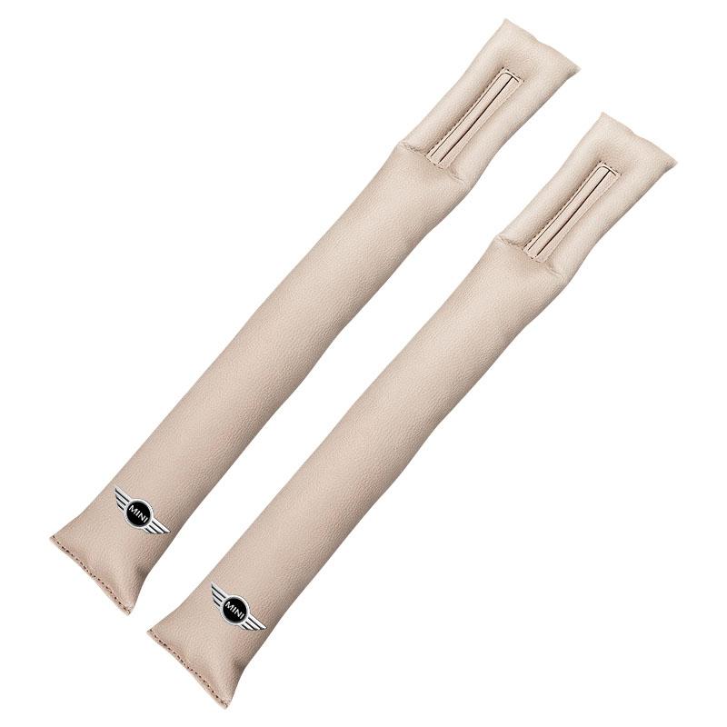 2 ks Výplň mezery autosedačky PU kůže Měkký boční šev Záslepka Pro MINI Cooper Fridge One F56 R56 R57 R58 R59 R60 JCW Countryman Clubman