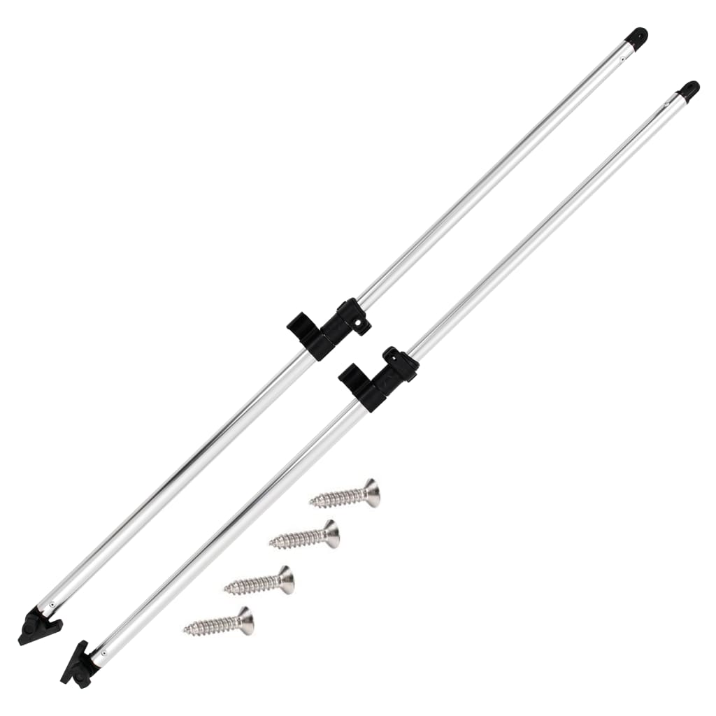 Bimini Top Support Rods 2 Pcs Aluminum