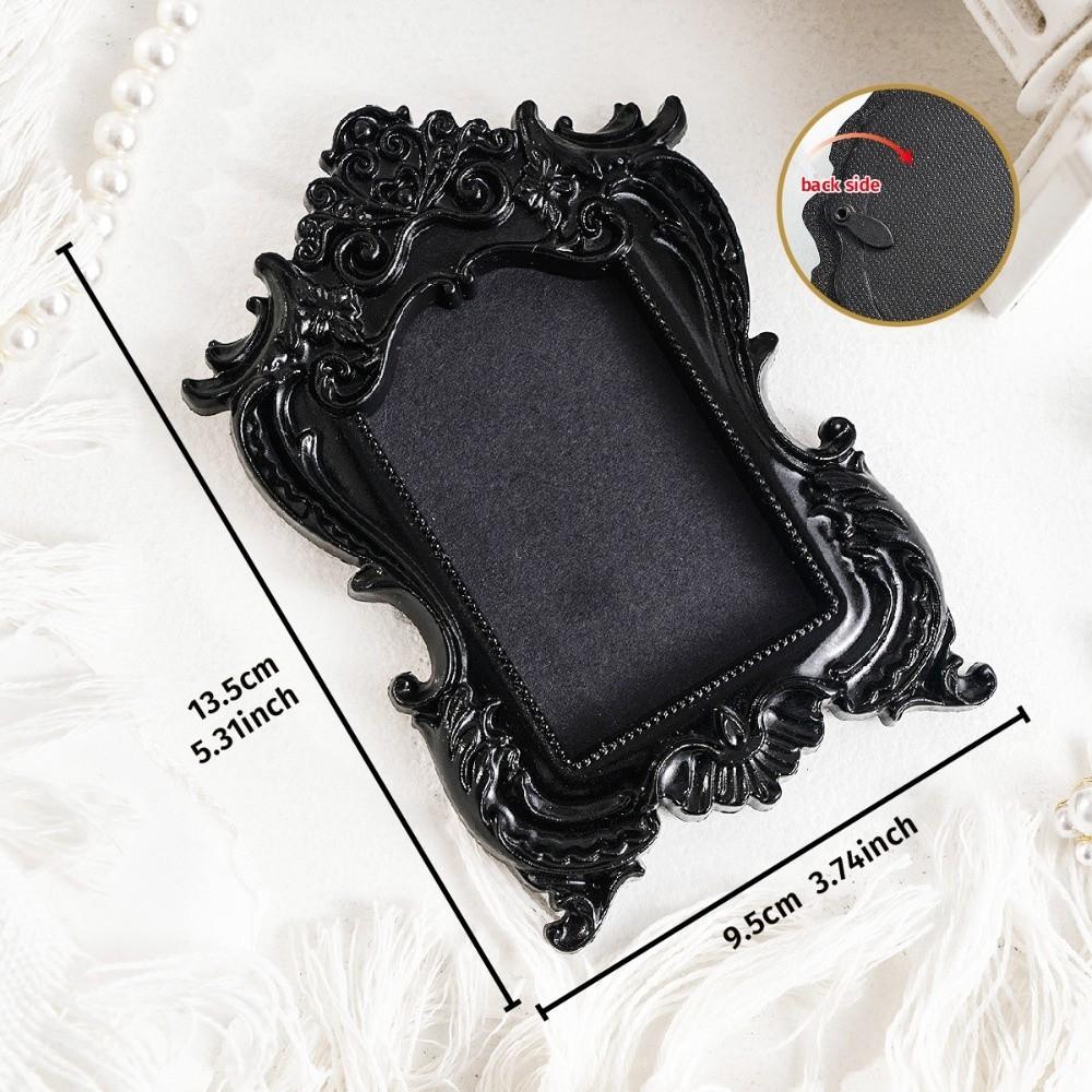 

Hanging Mini Photo Frames Resin Wall Space DIY Vintage Picture Frame Photographic Props Black Wedding Photo Display Frames