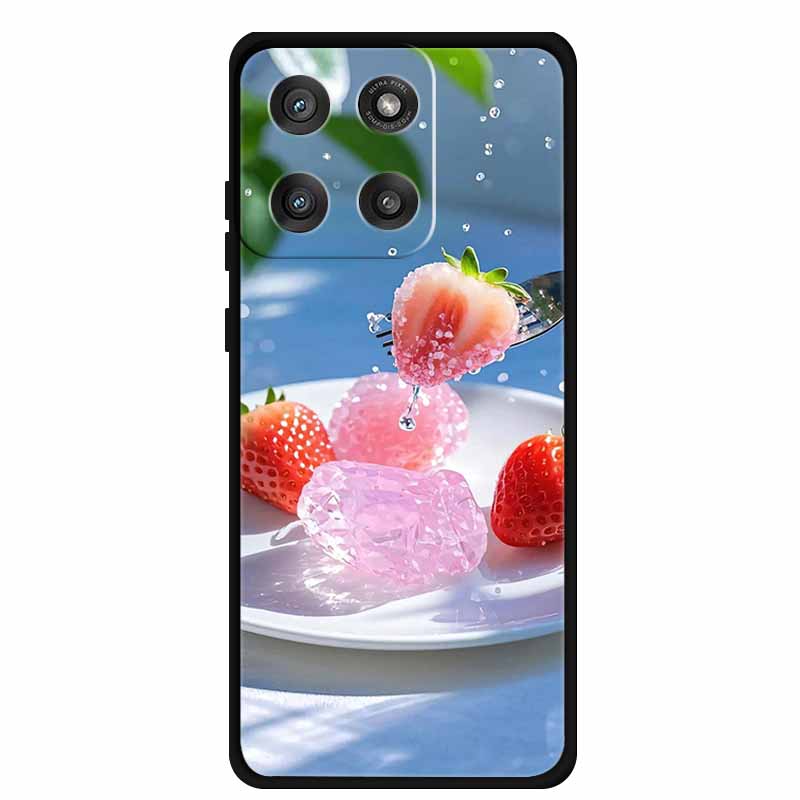 Phone Case for Motorola MOTO Edge 60 Stylus Fusion Protective Shell for Edge60 Fusion Stylus Soft Silicone Bumper Back TPU Cover