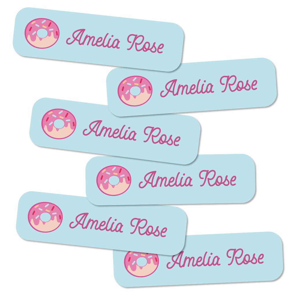 132 Personalized Name Stickers For Kids Custom Waterproof Name Labels For Bottles Lunch Boxes School Supplies