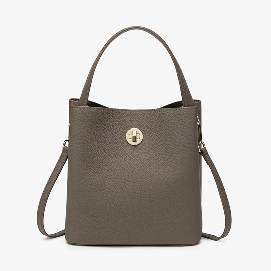 

Fashi Pu Leather Small Shoulder Bags For Women Bucket Bags Luxury Designer Crossbody Totes Commuting Daily Shopper Handbags 22x13x22cm хаки
