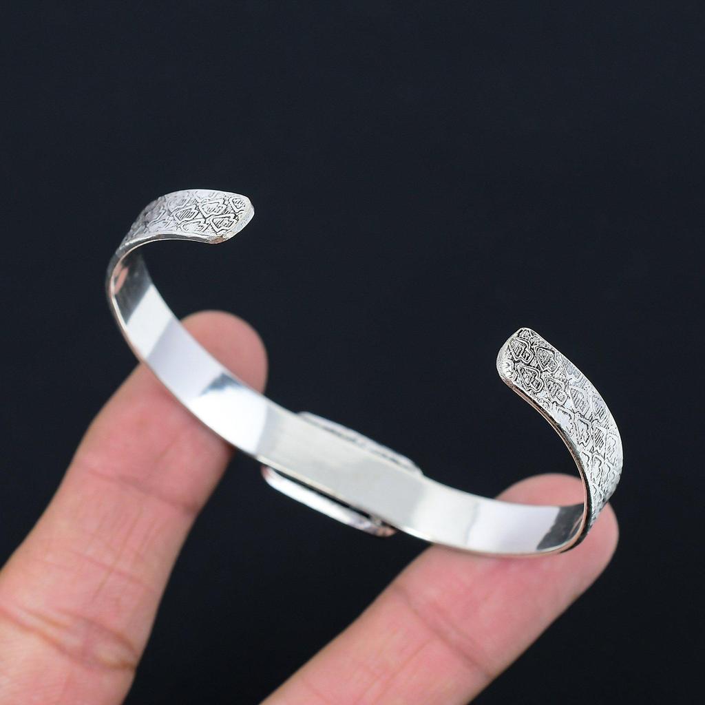 Muttertagsangebot 925 Silber Dendrit Tigerauge Frau Hochzeits Armreif Armband