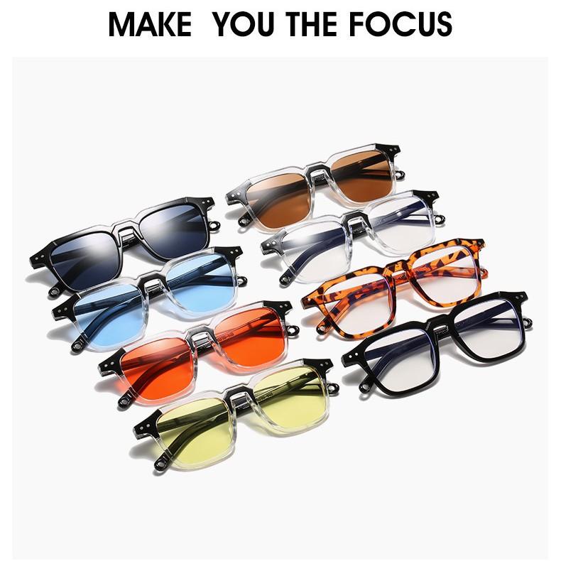 New sunshade small square sunglasses, female trendy personality, male couple round face, European and American fashion sunglasses