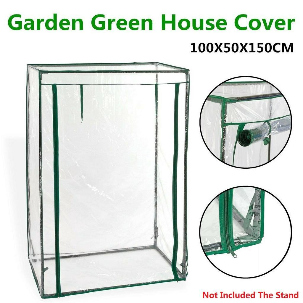 Mini PVC Warm Tier Household Plant Greenhouse Cover Waterproof Anti-UV Protect Tomato Plants Flowers (without Iron Stand)  29.37 * 19.69 * 59.06in