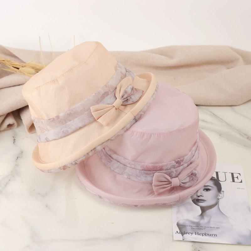 Protecție solară Protecție UV Umbrelă de soare Pălărie de pescar Căciulă de găleată de epocă pentru femei.