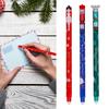Erasable Pen Set Christmas Smooth Writing Ink Pens Reusable Holiday Themed Gel Pens for Wish Lists Love Cards Holiday Cards Festive Desk Decor