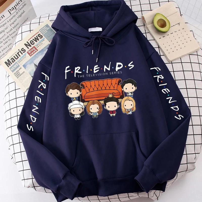 

Women Funny Gothic Friends Letter Hoodies Friends Tv Show Harajuku Graphic Sweatshirt Vintage Ullzang Streetwaear Clothes Female 3XL