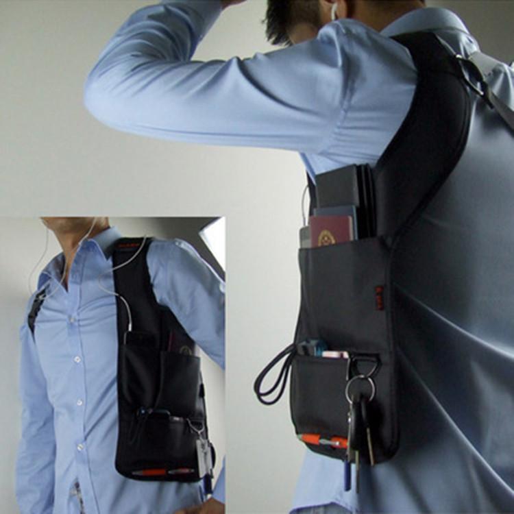 Unisex Anti-Theft Underarm Phone & Travel Shoulder Bag