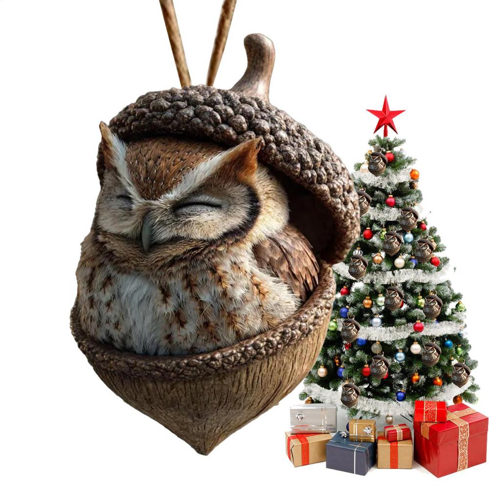 

Animal Ornaments 3D Funny Cute Pendant Christmas Tree Decor For Indoor Outdoor Living Room Wall Door Mantel Fireplace Farmhouse
