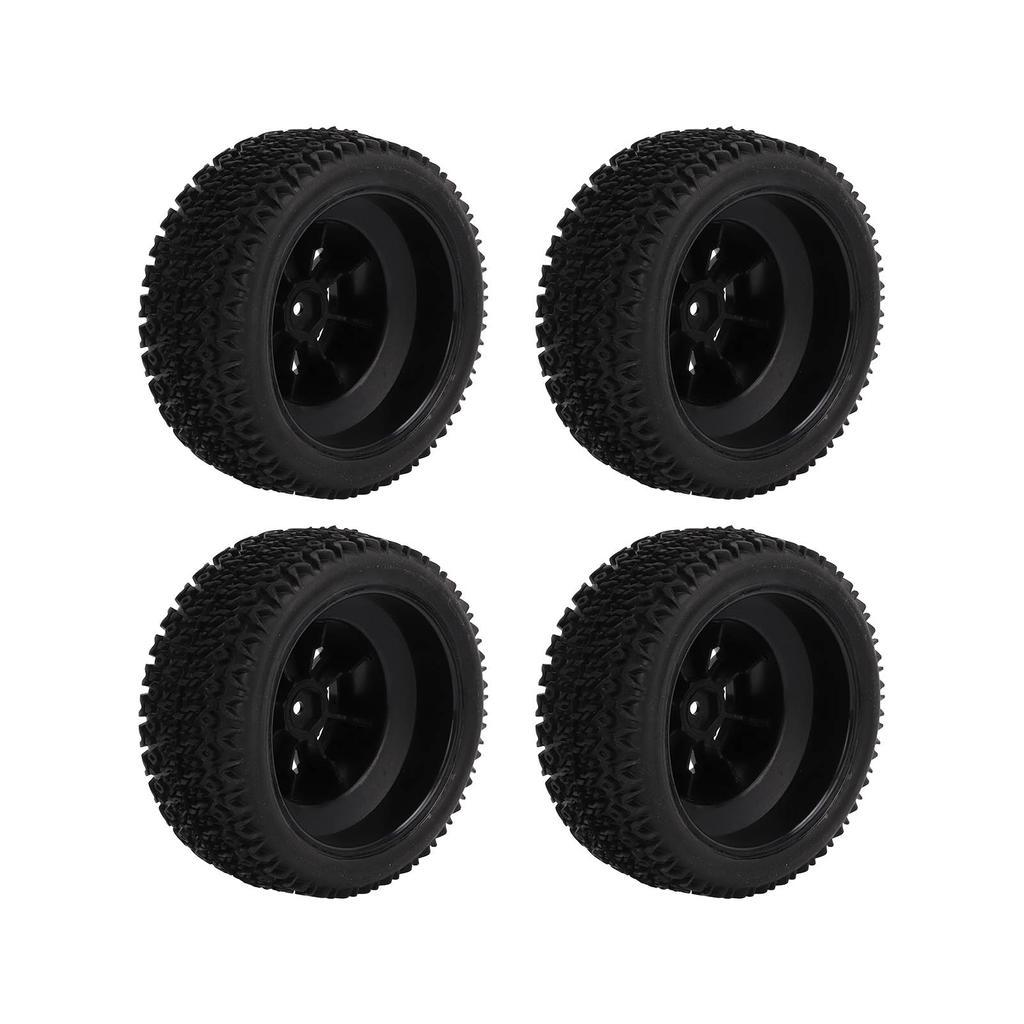 4pcs Short Course Truck Tires 12mm Hex RC Short Course Truck Rubber Wheel for   Slash for HPI