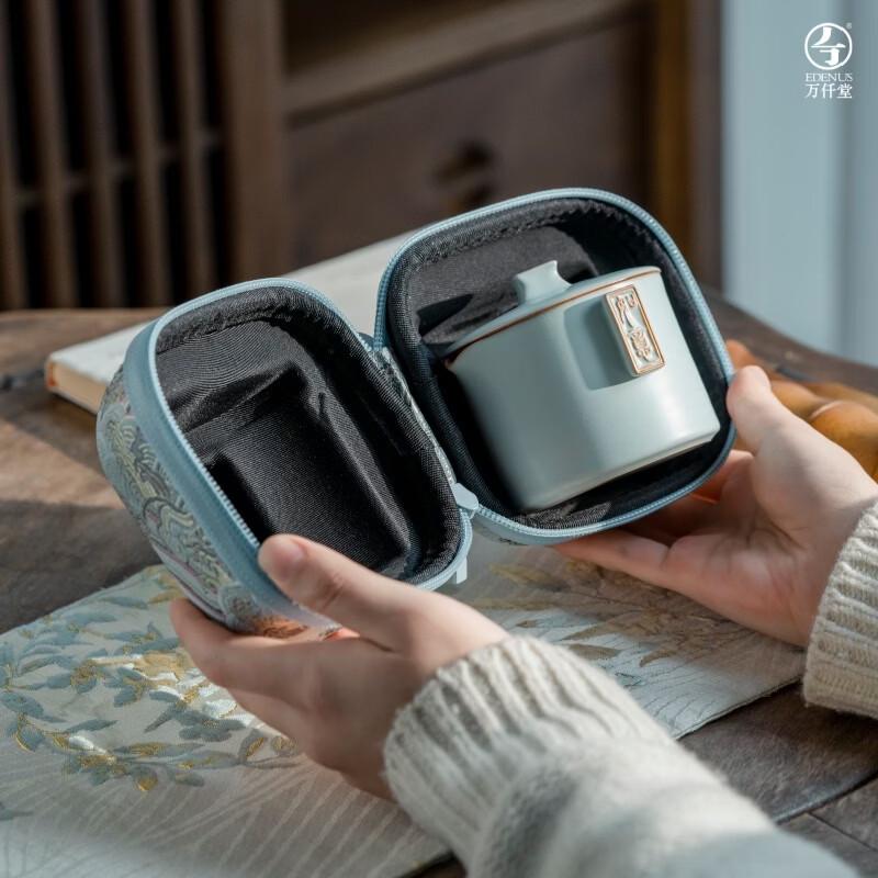 Edenus Ceramic Sancai Ruyi Tea Set