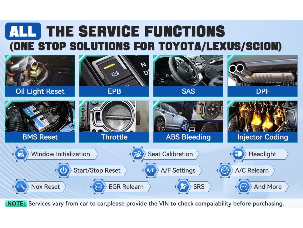 XTOOL IP500-TLS for Toyota, Lexus, Scion - Lifetime Free Updates