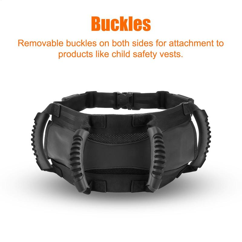 Motorcycle Passenger Handles Adjustable Motorcycle Rear Seat Handle Motorbike Waist Belt Back Seat Handle For Riders Kids Adults