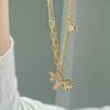 Starlight Unicorn Necklace: Nickel Silver with Real Gold, Zodiac Year Good Luck Charm for Women