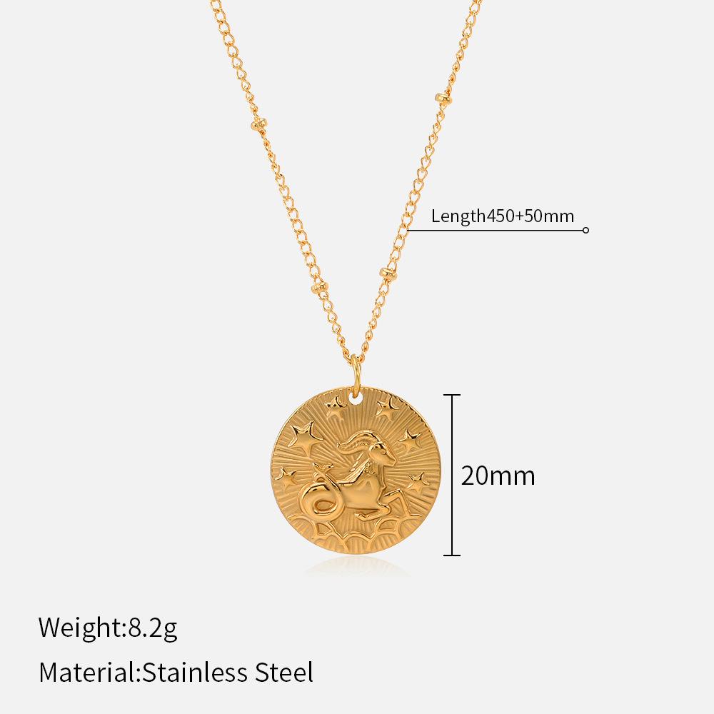 Moderne Sternbild-Anhänger-Halskette Minimalistisches Vielseitiges Kleines Design Schmuck