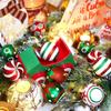 6pcs Christmas Tree Ball Set Ornaments Store Window Party Decoration Pendants Painted Plastic Balls Dining Table Gift