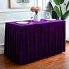 Velvet Tablecloth and Skirt for Events