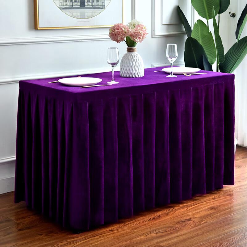 Velvet Tablecloth and Skirt for Events