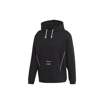 adidas Originals Trefoil Solid Hoodie Long Sleeve Men Tops Black GD9307