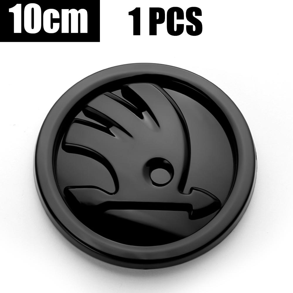 2026 Fierbinte 8/9/10cm Emblema Fibra de Carbon Capotă Față Mașină Autocolant Logo Portbagaj Spate Pentru Skoda Octavia Karoq Skoda S VII Fabia Kam