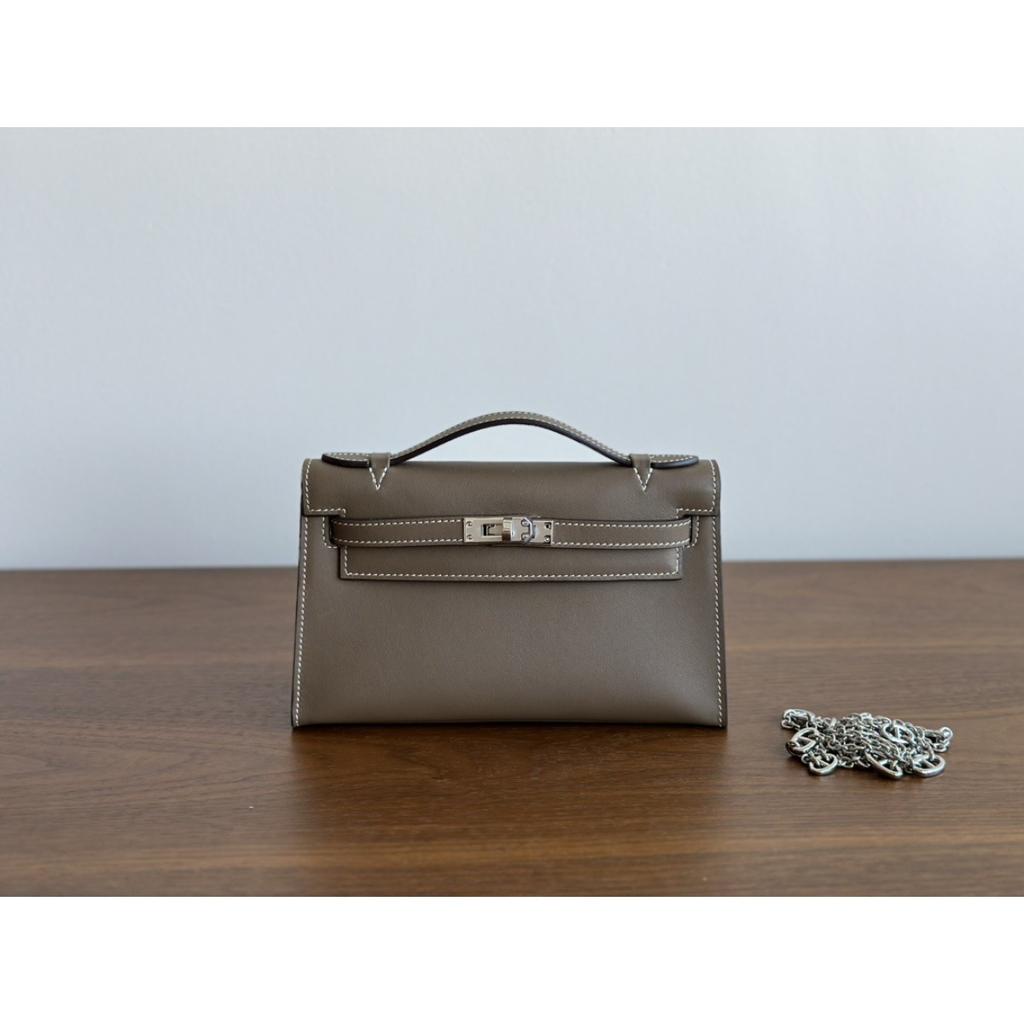 Borsa Kelli generazione Kazilan pelle swift catena naso di maiale borsa da donna in pelle bovina monospalla borsa a tracolla