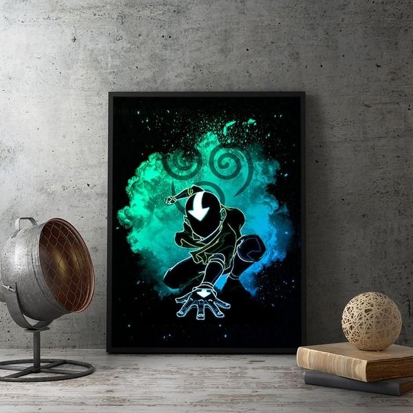 Watercolor Canvas Painting Posters and Prints Wall Art Pictures for Living Room Decoration No Frame