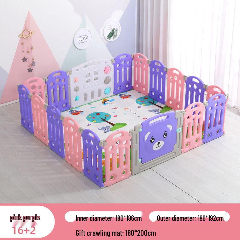 Baby Safety Playpen with Crawling Mat – Indoor Toddler Barrier