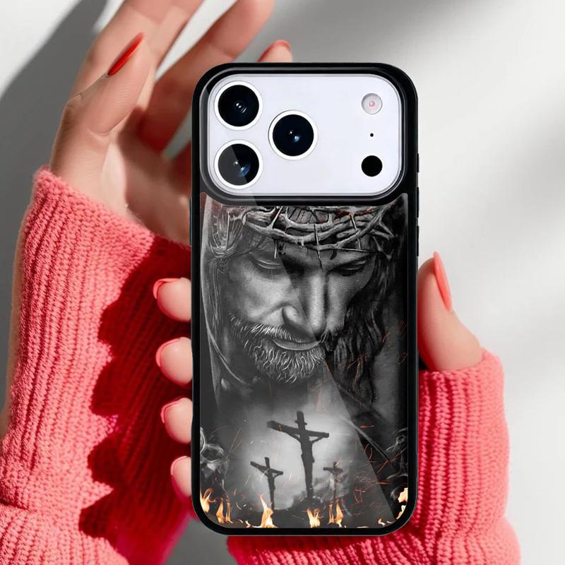 Christian Jesus Phone Case for iPhone 17 16 15 14 13 Pro Max Back Cover for 12 11 Pro Coque