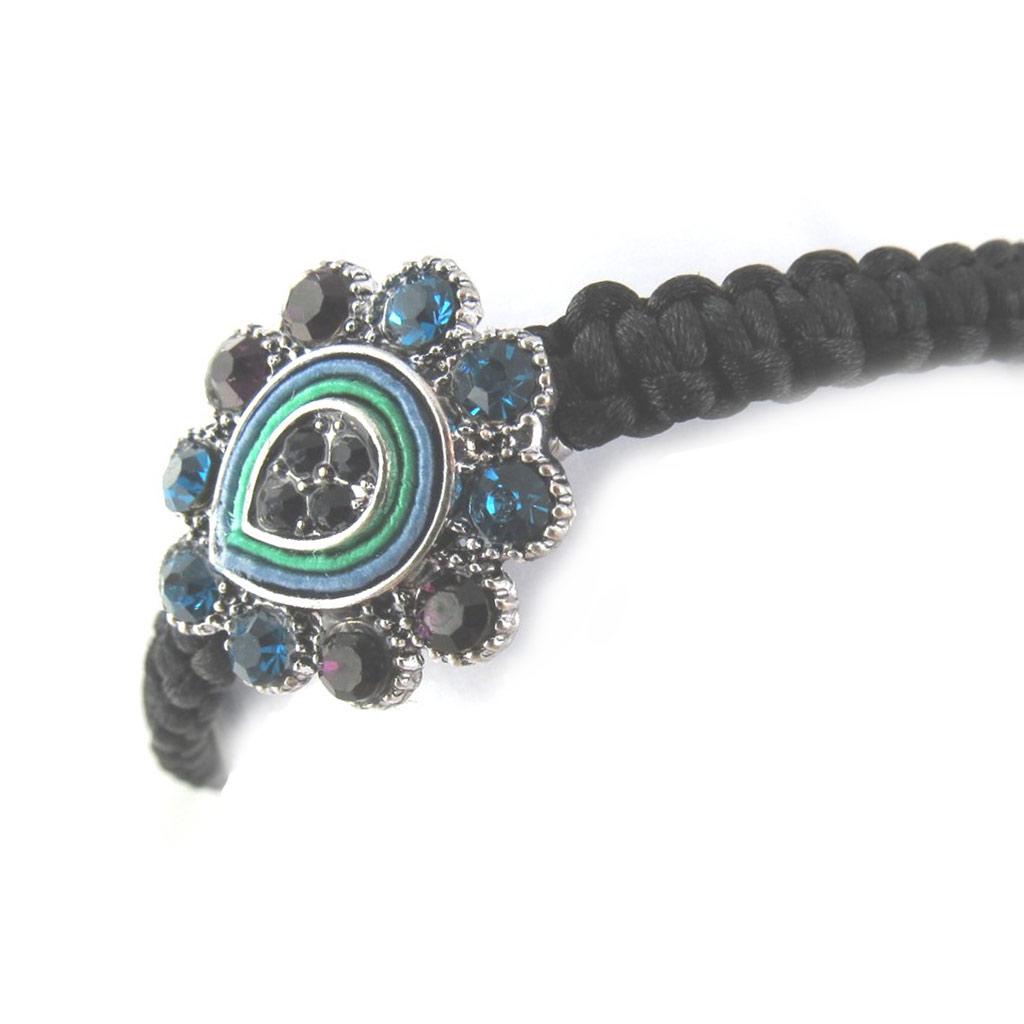 Les Trésors De Lily [N0739] - Turquoise Blue 'Sissi' Shamballa Bracelet