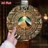 Metal Wall Art Egyptian Pyramid Design Sunset Home Decor