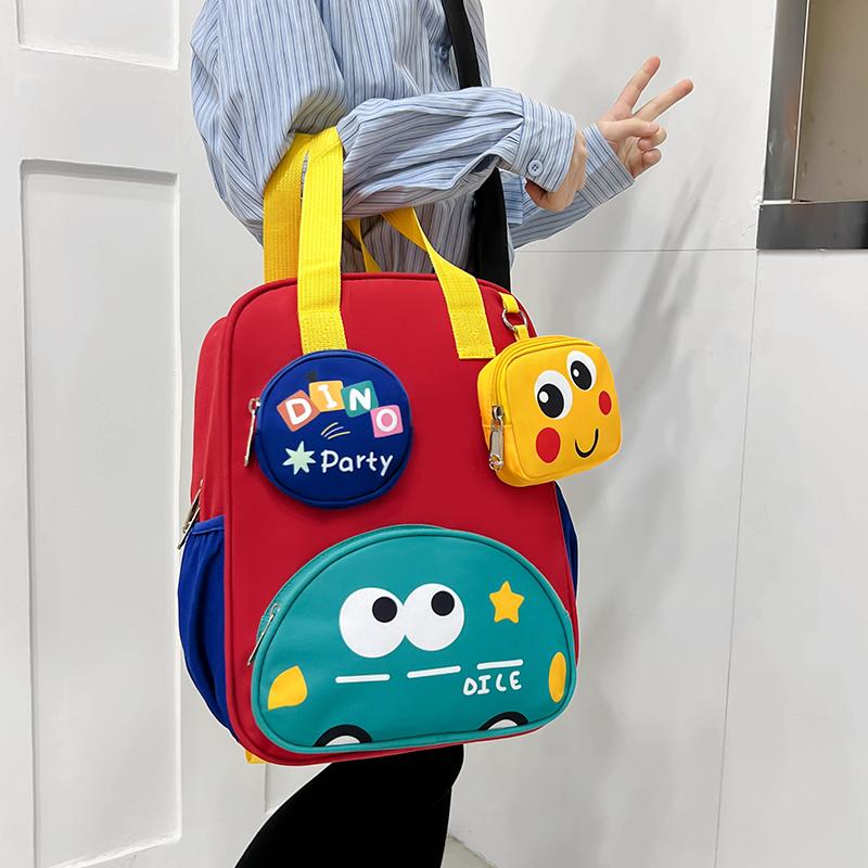 Large Capacity Children's Backpack Fashion Cartoon Personality Back-to-School Season Shoulder Bag