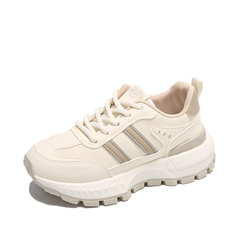 

Модные кроссовки женские 2024 осень новые винтажные универсальные повседневные легкие на толстой подошве обувь для папы обувь на платформе 40 хаки