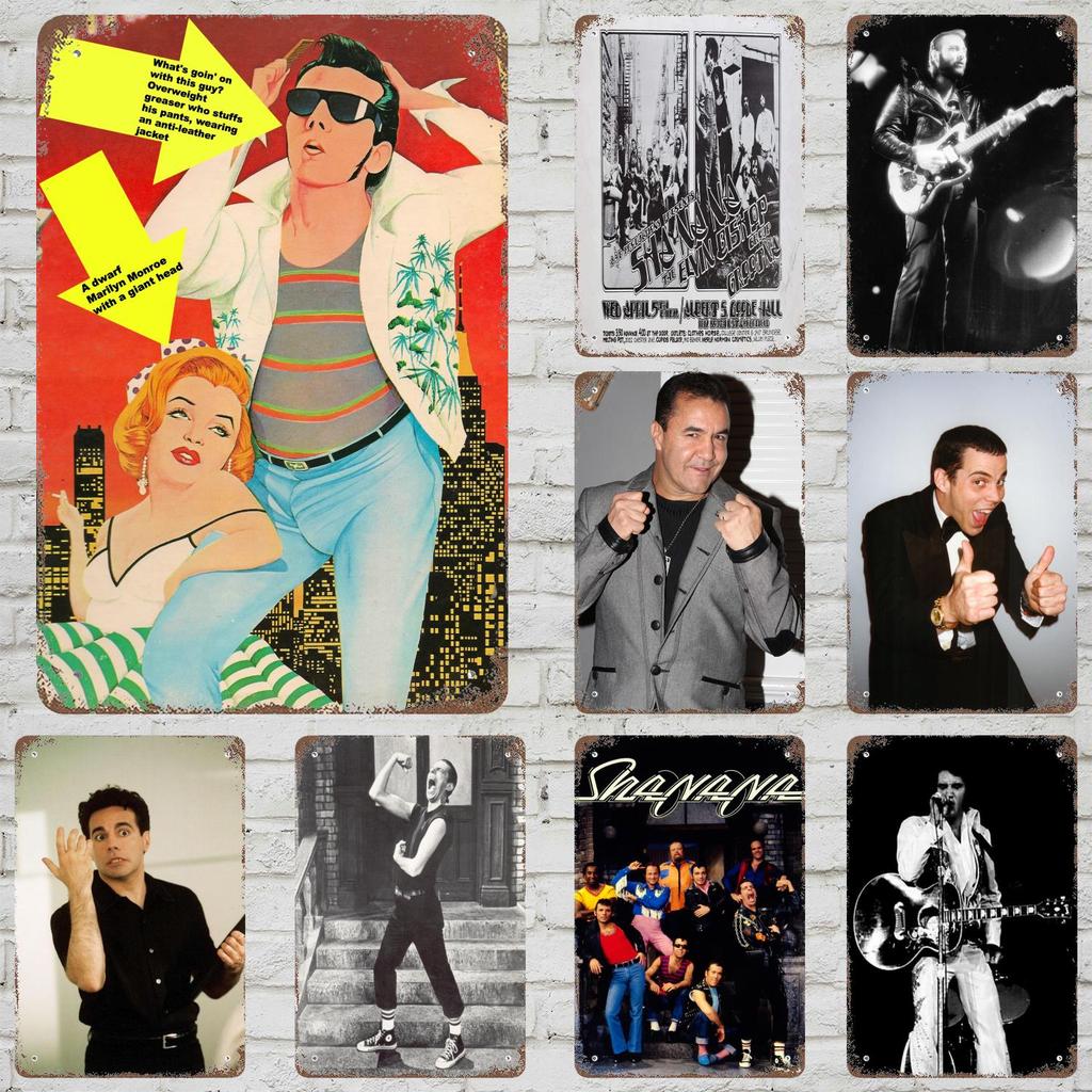 Sha Na Na Klassisches Poster Rostiges Metallschild Retro Dekoschild Bar Man Cave Garage Club Metallschild Wanddekoration