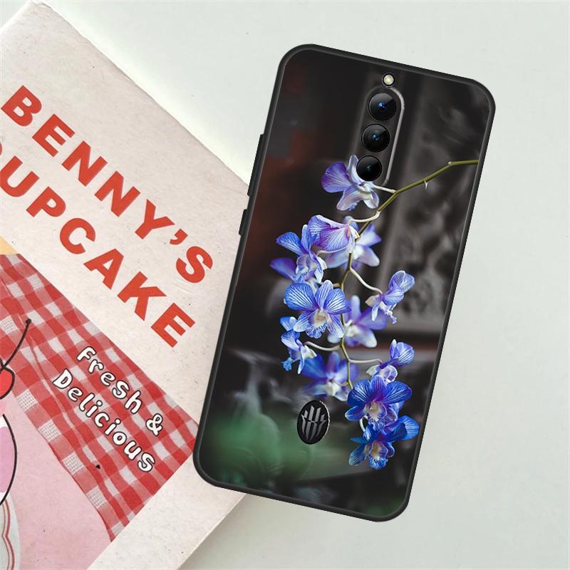 Orchid Flowers Colorful Case For ZTE Nubia Red Magic 8S 8 9 Pro Plus RedMagic 6 6S Pro 7 7S Pro 6R 5S 5G Soft Cover