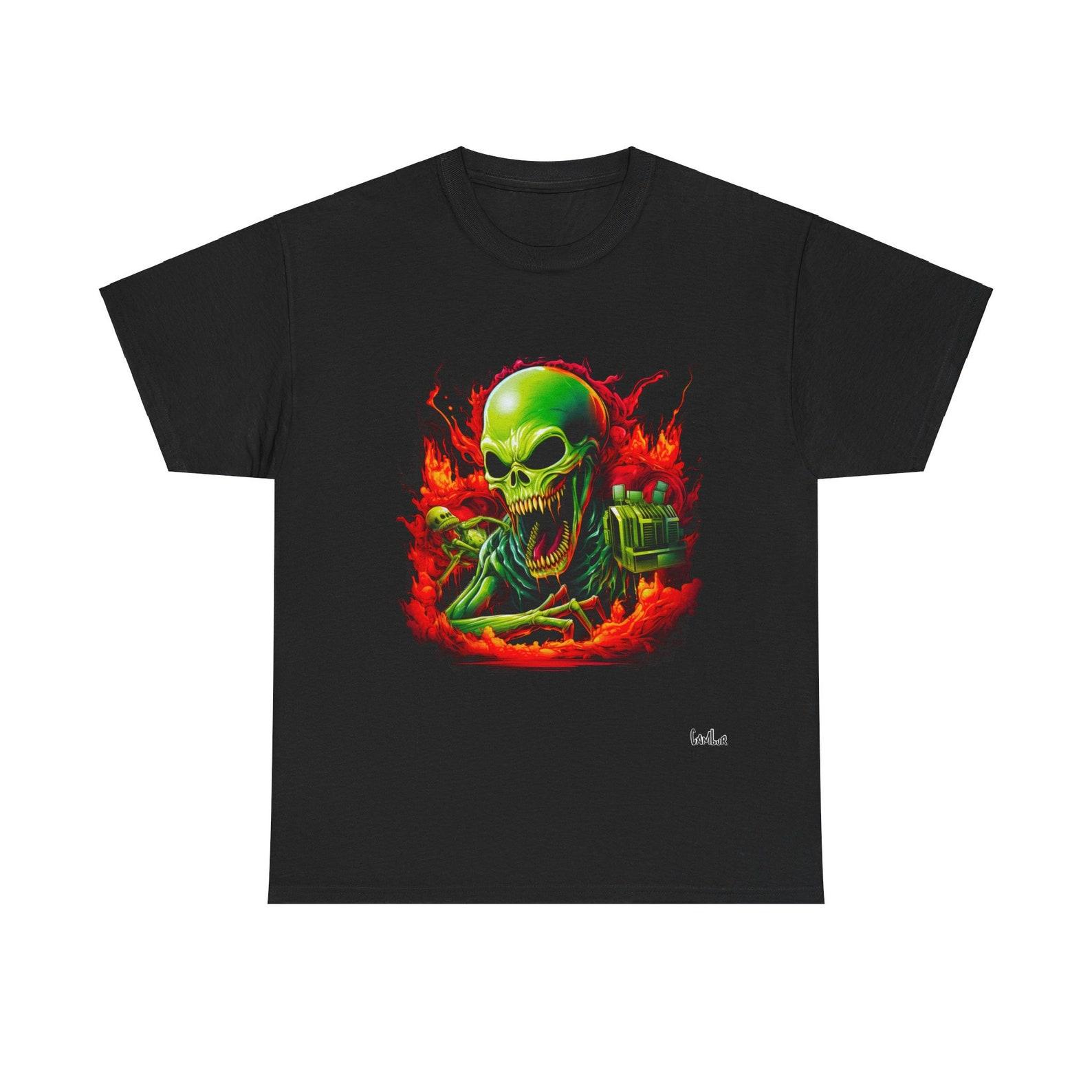 Skull Unisex Heavy Cotton Tee S
