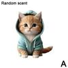 Car Air Conditioning Cartoon Cats Vent Aromatherapy Clip Interior Air Purifier Fun Acrylic Decoration Vent Air Clip Car Por T7H0