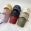 Three-dimensional R Small Letter Baseball Cap, Men's and Women's Spring and Summer Versatile Cotton Visor, Showing the Face of the Small Cap Tide