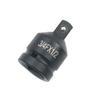 6Pcs Impact Socket Wrench Adapter Set 1/4 3/8 1/2 3/4inch Square Drive Adapter Reducer Spanner Hand Tool Kit with Case