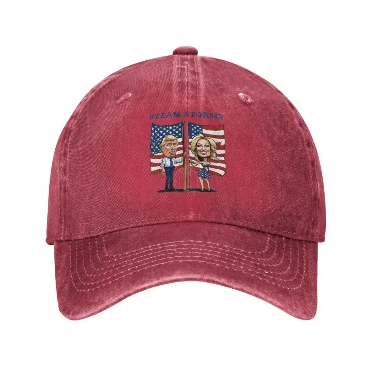 

Vintage Stormy Daniels Baseball Caps Unisex Distressed Washed Snapback Cap Outdoor Running Golf Adjustable Fit Caps Hat One Size