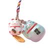 Good Luck Lucky Cat Phone Lanyard Lanyard Lucky Cat U Disk Pendant  Phone Decoration