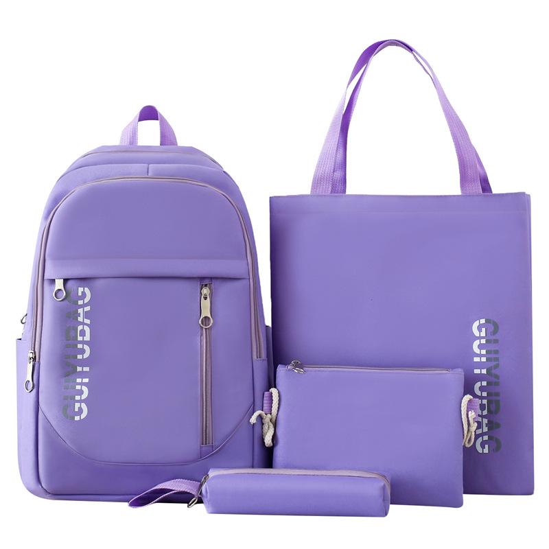 Tasche mit großem Fassungsvermögen Einfarbig Vielseitiger Rucksack Neuer Modischer Trendrucksack