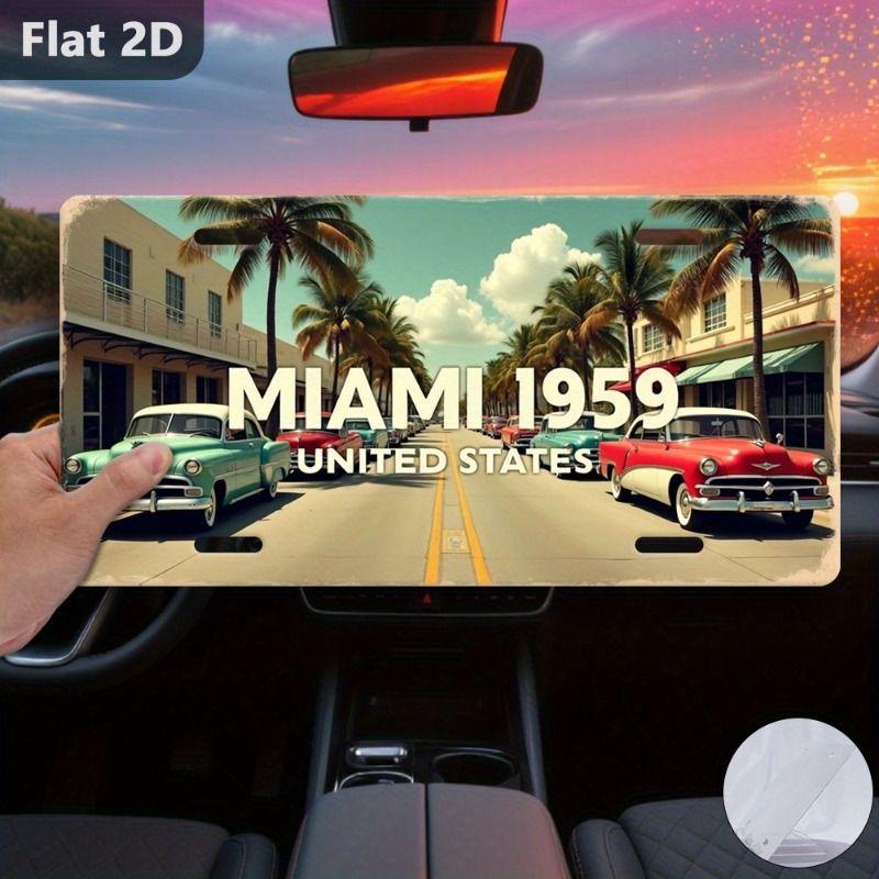 

Custom car license plate metal decor 15x30 cm