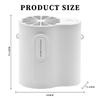 USB Outdoor Waist Fan 2000/4000mAh Type-C Charging Portable Neck Fan for Sports