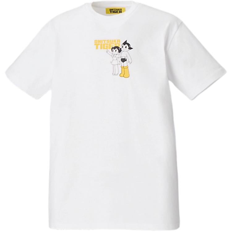 ONITSUKA TIGER Printed Pattern Crew Neck Short Sleeve T-Shirt Unisex Tops 2183B573-100