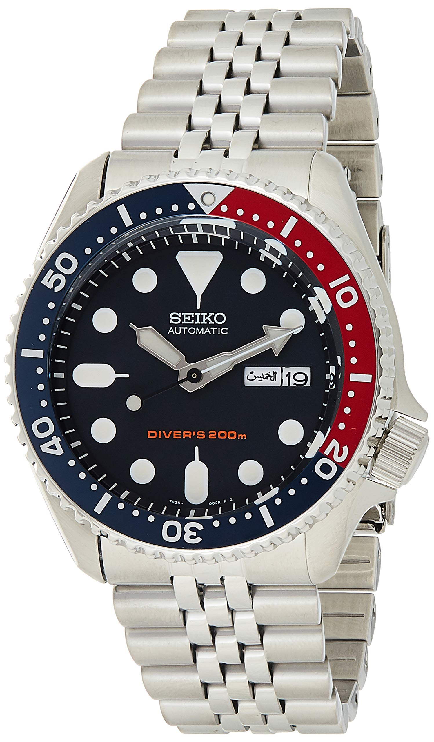 

SEIKO Men s SKX009K2 Diver s Analog Automatic Stainless Steel Watch