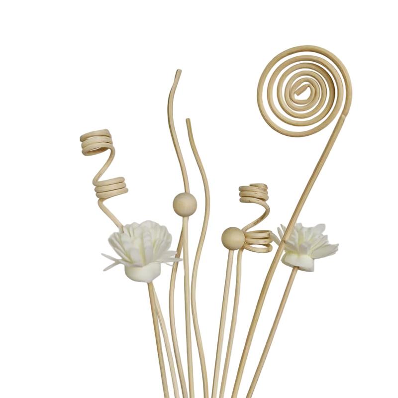 6PCS/ 9PCS Rattan DIY Floral Artificial Reed Diffuser Sticks Flower Set Rattan Reed Fragrance Aroma Diffuser For home Bedroom