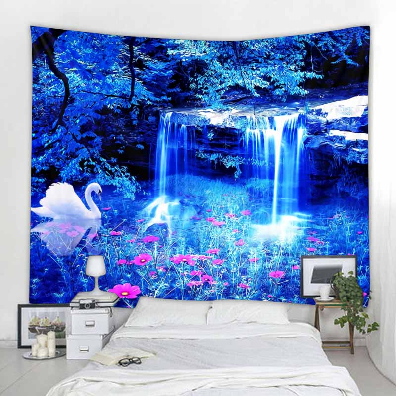 Tropical Jungle Animal Wall Hanging Tapestry Home Decoration Tapestry Beach Towel Yoga Mat Tapestry
